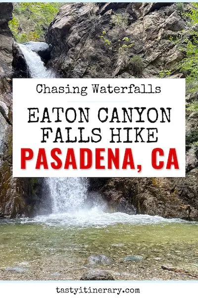 pinterest marking pin | eaton canyons falls trail