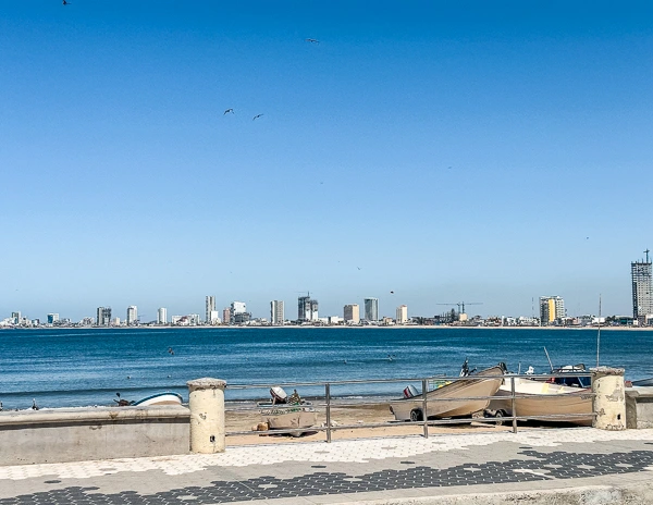 passing by el malecon in mazatlan