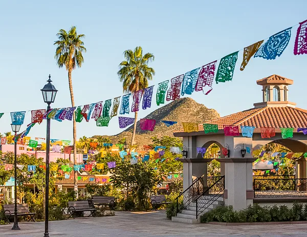 plaza in downtown cabo san lucas
