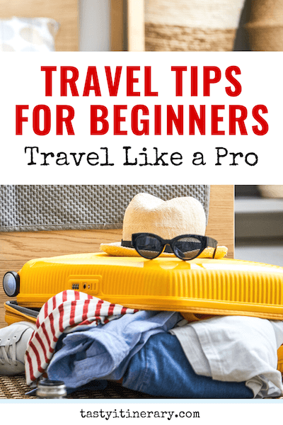 pinterest marketing pin | beginner travel tips