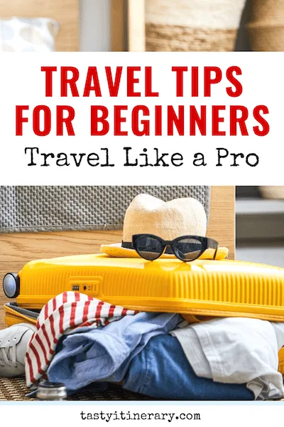 pinterest marketing pin | beginner travel tips
