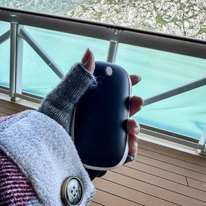 clutching my hand warmers while cruising glacier bay