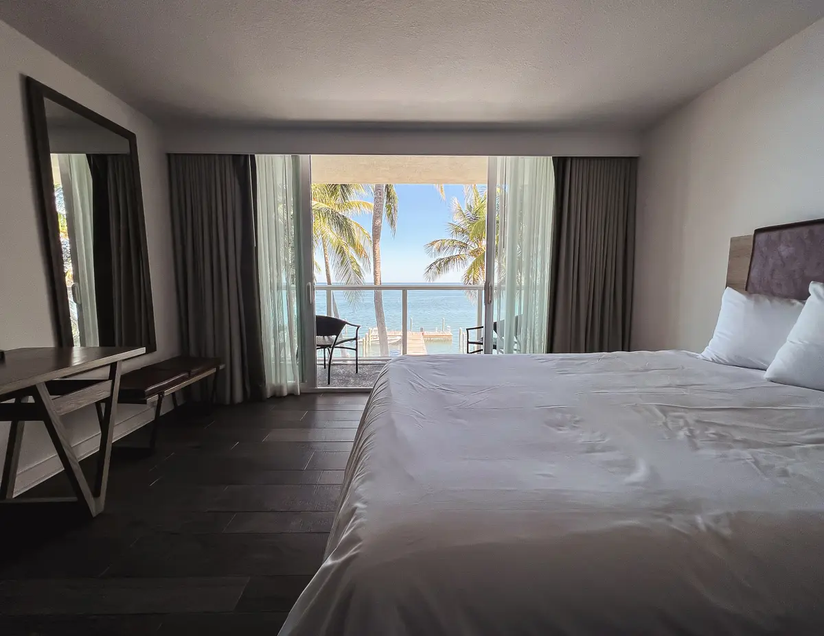 hotel room with beach view in islamorada florida keys