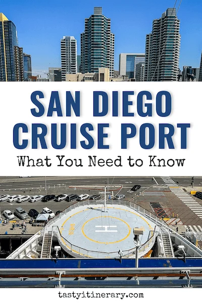 pinterest marketing pin | san diego cruise terminal and port