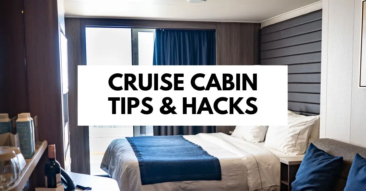 featured blog image with tips | cruise cabin hacks 