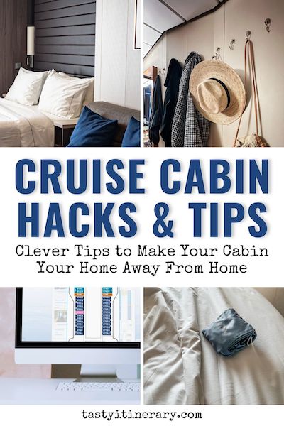 pinterest marketing pin | cruise cabin tips