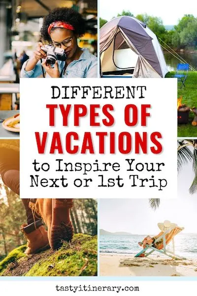 pinterest marketing pin | types of trips