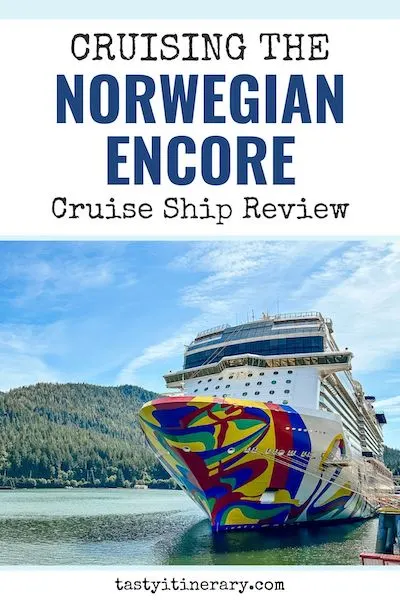 pinterest marketing pin | norwegian encore review