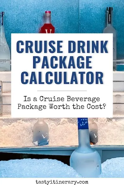 pinterest featured image | cruise drink calculator