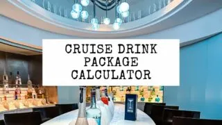 featured blog image | cruise drink package calculator