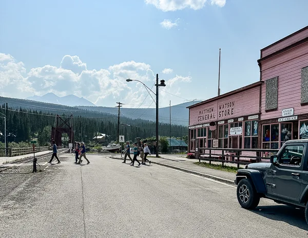 matthew watson general store in downtoan carcross