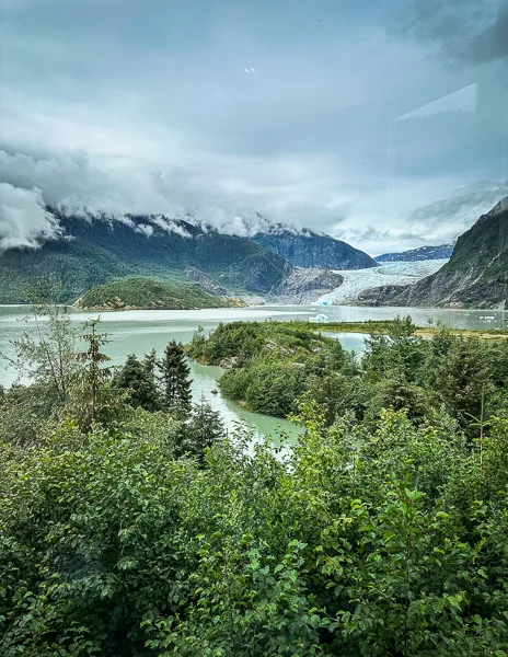 view from the mendenhall glacier photo viewpoint trail