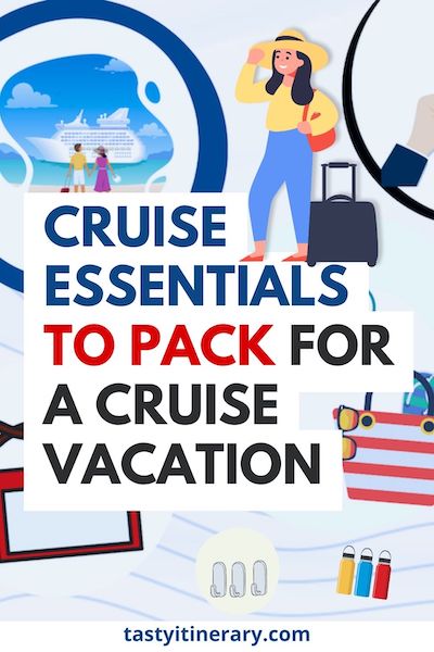 pinterest markting pin | cruise essentials to pack