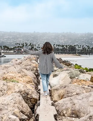 kathy exploring in santa barbara california