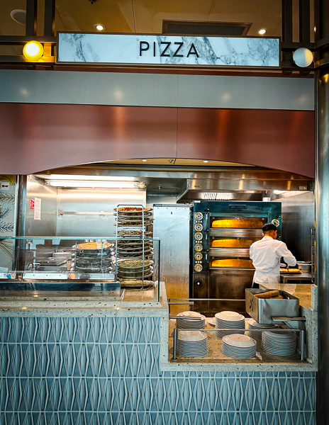 pizza ovens and station on celebrity beyond