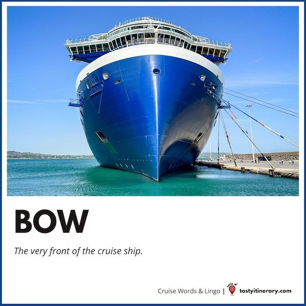 cruise ship english vocabulary