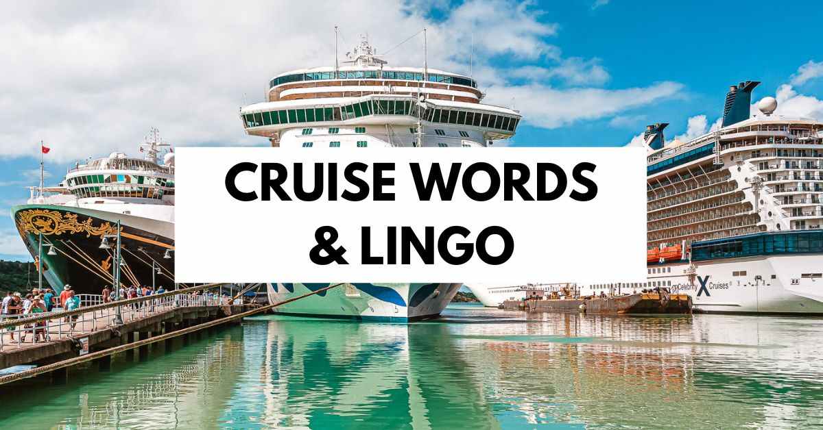 luxury cruise words