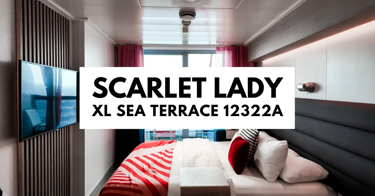 featured blog image with text scarlet lady xl sea terrace 12322A