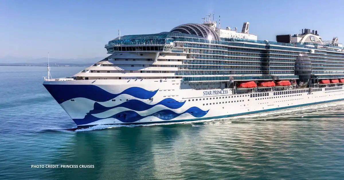 featured image: Star Princess cruise ship sailing at sea. Photo courtesy of Princess Cruises.
