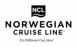 Norwegian Cruise Line logo shown in black with the tagline “It’s Different Out Here.”